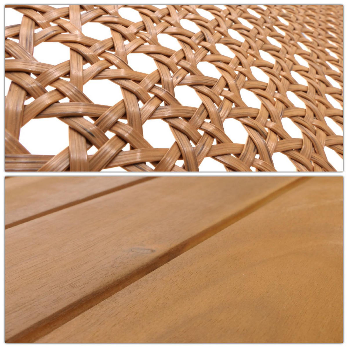 GARTEN-GARNITUR MVG- Grau - Grau, Holz - MCW