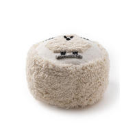 POUF Shawn Ivory 45x45x25 cm - Beige, Textil (45/25/45cm) - KUNSTLOFT