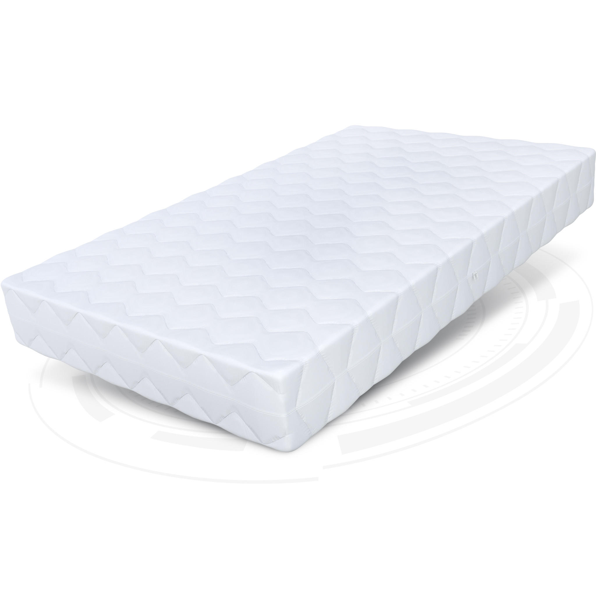 TASCHENFEDERKERNMATRATZE Home Double - Weiß, Textil (80/200cm) - FDM