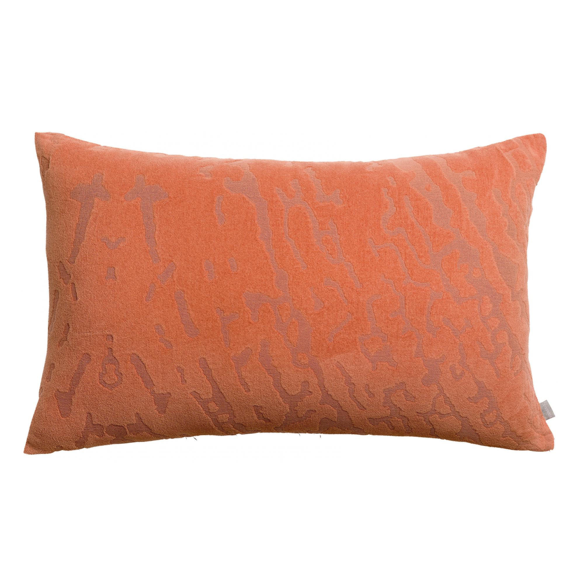 KISSEN Inès paprika 40 x 65 cm - Orange, Textil (40/65cm) - Vivaraise