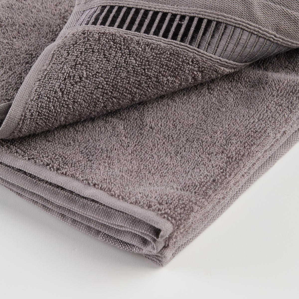 BADETUCH Alicanty - Dunkelgrau, Textil (50/90cm) - home&you