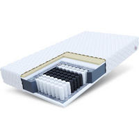 TASCHENFEDERKERNMATRATZE Argon H2 H3 18 cm - Weiß, Textil (180/200cm) - FDM