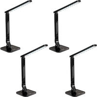 SCHREIBTISCHLAMPE ,inklusive USB-Anschluss,schwarz - Schwarz, Kunststoff (46/2.1/18cm) - tectake