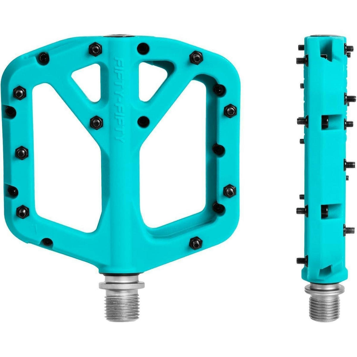 FAHRRADPEDALE Nylon Composite Türkis - Türkis, Kunststoff (10.4/1.5/10.6cm)