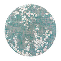 TEPPICH Lake Blue Sakura 240/240 cm - Blau, Textil (240/240cm) - Louis De Poortere