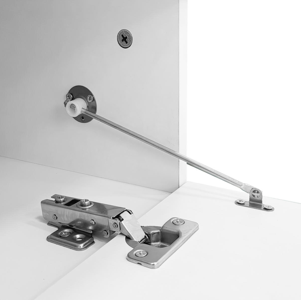 COUCHTISCH 100/50 cm weiß aus Spanplatte mit Glas und LED-Beleuchtung - Weiß, Holzwerkstoff (100/50/32.5cm) - OKMYHOME
