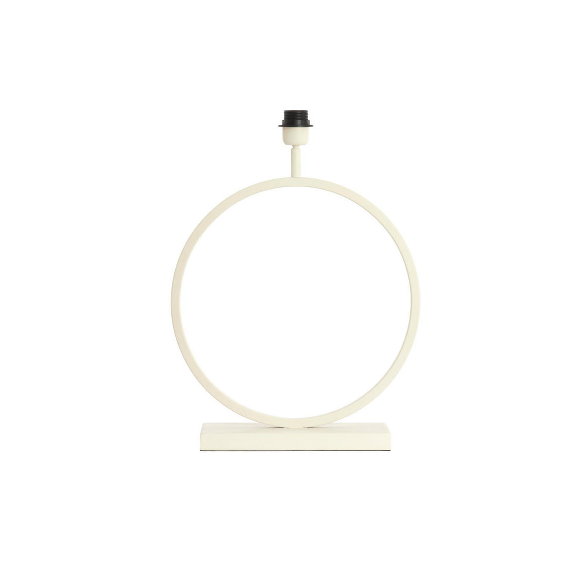 LAMPENFUSS Liva Weiß 40/12.5/57 cm - Weiß, Metall (40/12.5/57cm) - Light & Living