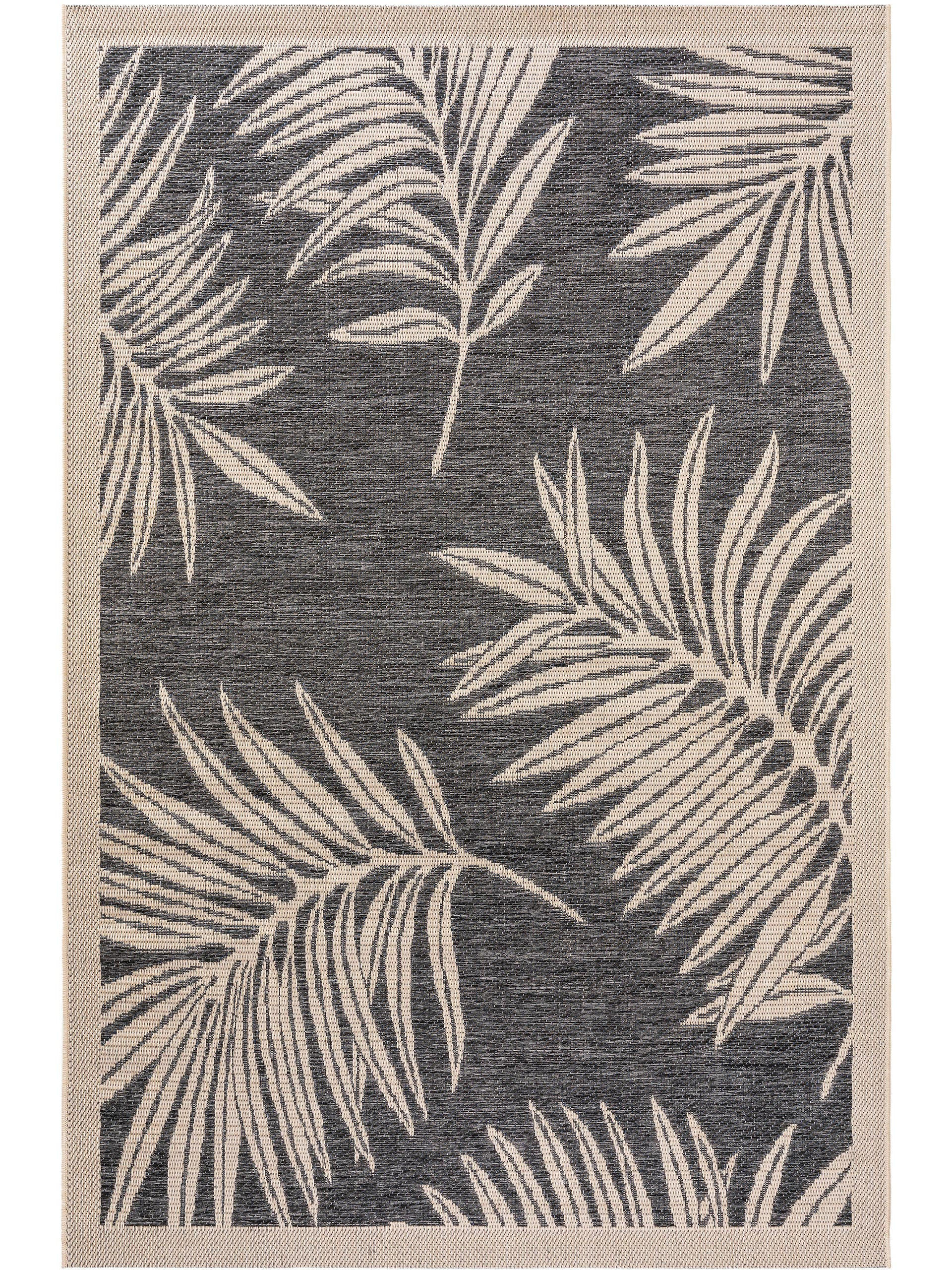 OUTDOORTEPPICH River Blau 100x150 cm - Blau, Textil (100/150cm) - benuta Nest