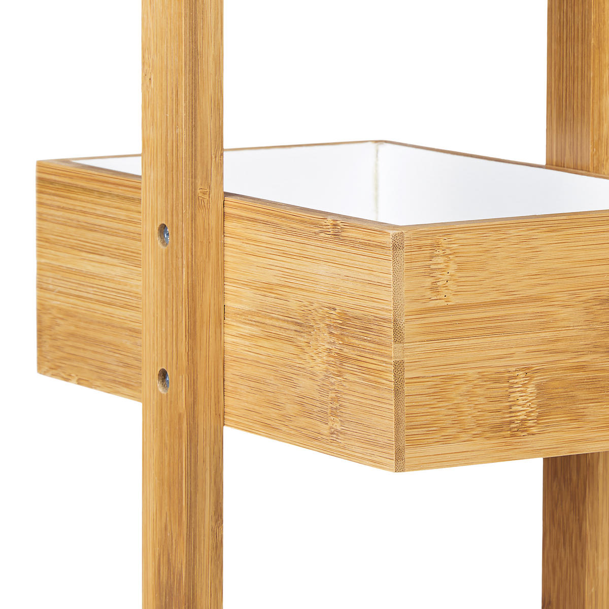 BADREGAL - Hellbraun, Holz/Holzwerkstoff (25.5/88.5/18.5cm) - Relaxdays