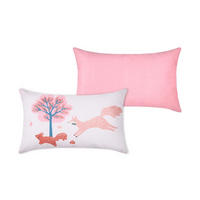 KINDERZIMMERKISSEN Cyrielle 50/30 cm - Rosa, Textil (30/50cm) - STOF