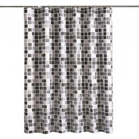 DUSCHVORHANG SET 150 x 200 cm wasserdicht schimmelresistent antibakteriell - Multicolor, Textil (200/150cm) - MCBOSON