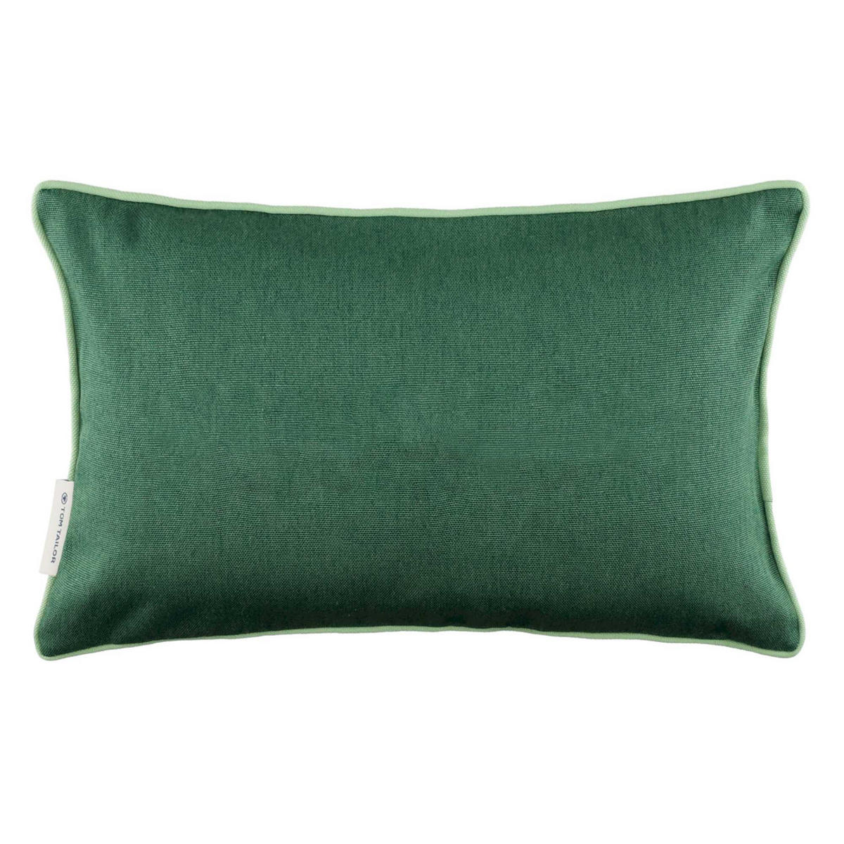 KISSENHÜLLE MEADOW - Dunkelgrün, Textil (50/30cm) - Tom Tailor