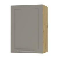 KÜCHENHÄNGESCHRANK Kvantum W2/50 Beige Matt / Eiche Artisan Matt 50 / 32,5 / 72cm - Beige/Eiche Artisan, Holz/Holzwerkstoff (50/72/32.5cm) - Feldmann-Wohnen