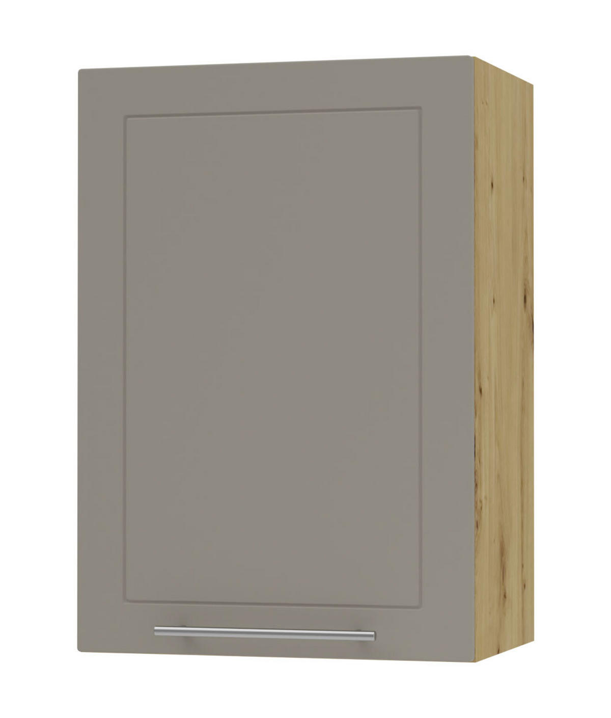 KÜCHENHÄNGESCHRANK Kvantum W2/50 Beige Matt / Eiche Artisan Matt 50 / 32,5 / 72cm - Beige/Eiche Artisan, Holz/Holzwerkstoff (50/72/32.5cm) - Feldmann-Wohnen
