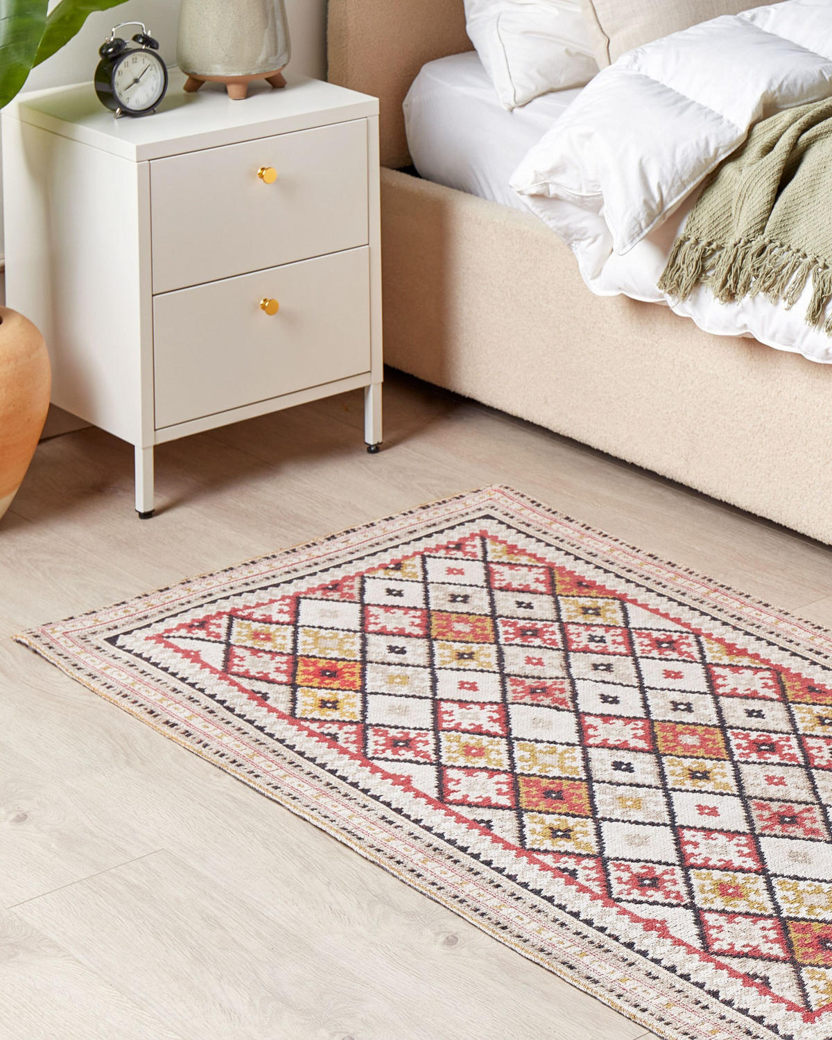 PREPROGA S KRATKIM VLAKNOM Anadag 150/80 cm - bež, tekstil (80/150cm) - Beliani