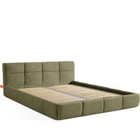 POLSTERBETT ALTOS, grün - Grün, Holz/Holzwerkstoff (180/200cm) - KONSIMO®