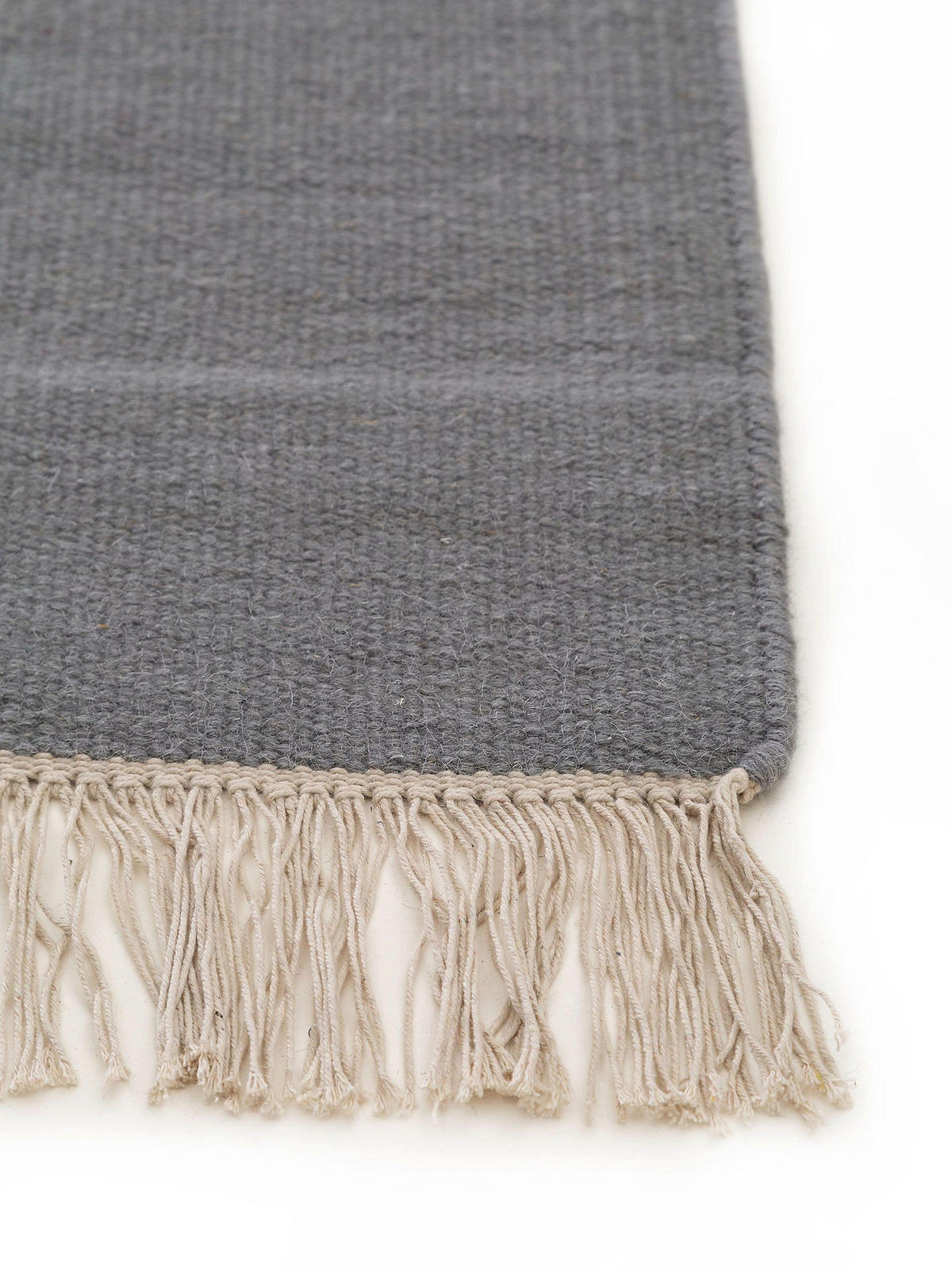 WOLLTEPPICH Liv Grau 170x240 cm - Grau, Textil (170/240cm) - benuta Pop