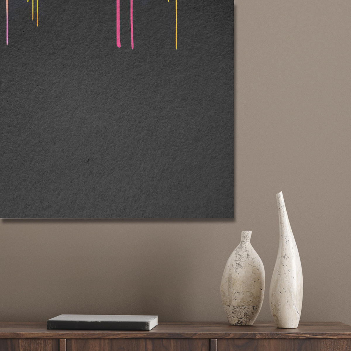 AKUSTICKÝ obraz Mapa světa - Barvy - Barevné - Graffiti - Svět 70x100 cm - různobarevná, textil (70/100/0.9cm) - MuchoWow