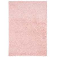 HOCHFLOR LANGFLOR SHAGGY TEPPICH LUXURY - Rosa, Textil (200/200cm) - Pergamon