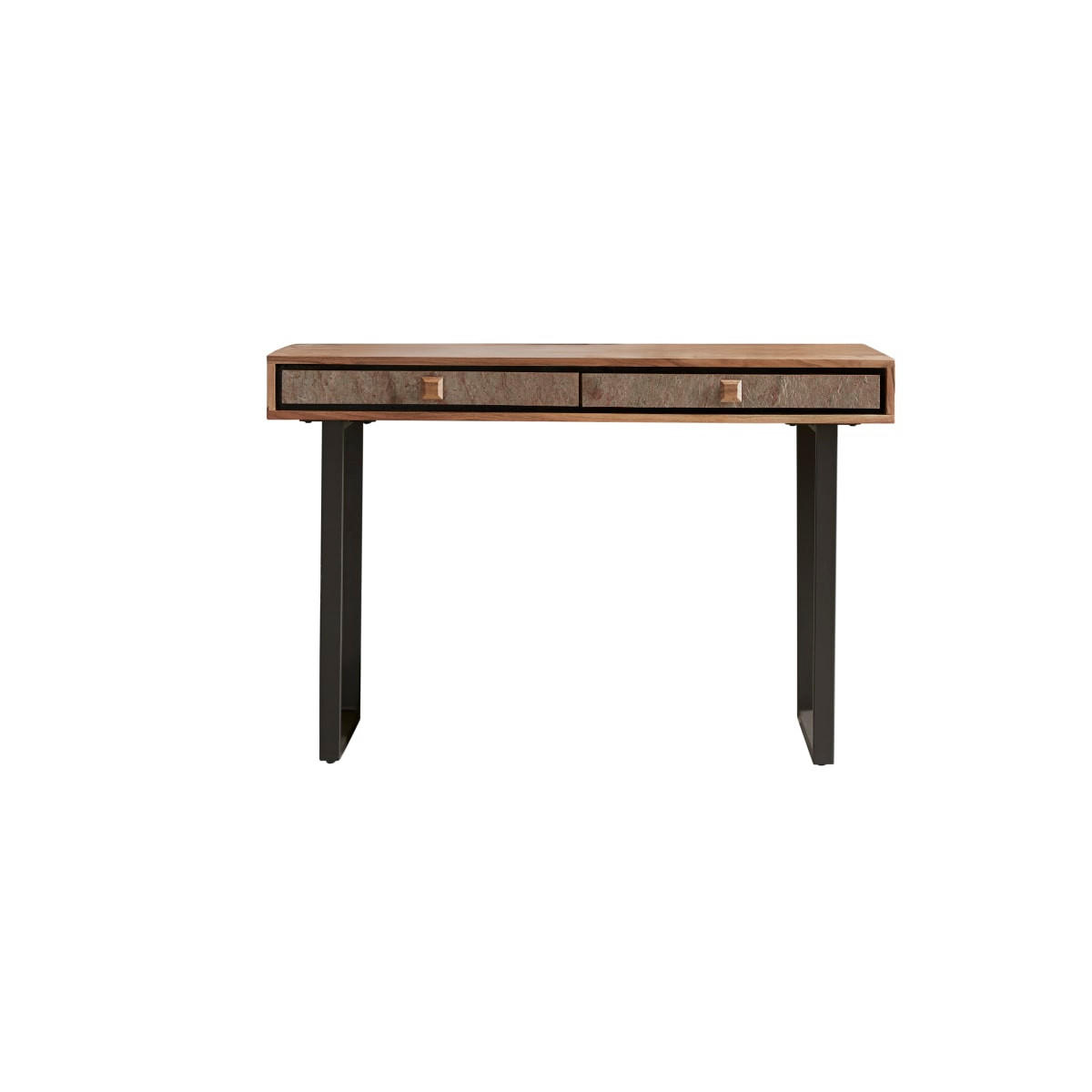KONSOLENTISCH Temis Natur aus Akazie - Naturfarben, Holz (55/115/76cm) - Tikamoon