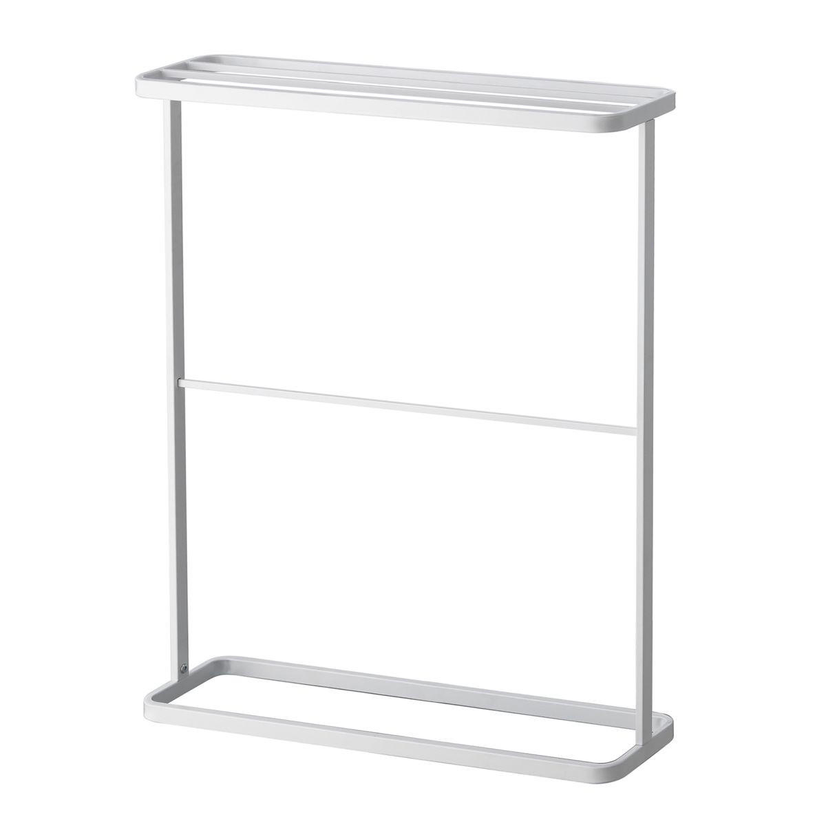 HANDTUCHSTÄNDER Tower weiß 65/75/15 cm - Weiß, Metall (15/75/65cm) - Yamazaki
