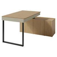 SCHREIBTISCH Luca LC10 - Schwarz/Grün, Holzwerkstoff (63/228/75cm) - MIRJAN24