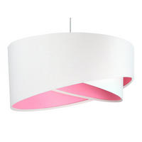 HÄNGELEUCHTE Pink 50/23 cm - Pink, Kunststoff (50/1/23cm) - ONZENO