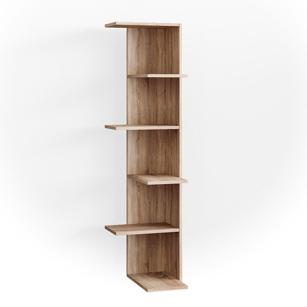 ECKREGAL Tera Sonoma 37 x 140.1 cm - Sonoma Eiche, Holzwerkstoff (37/140.1/37cm) - Vicco
