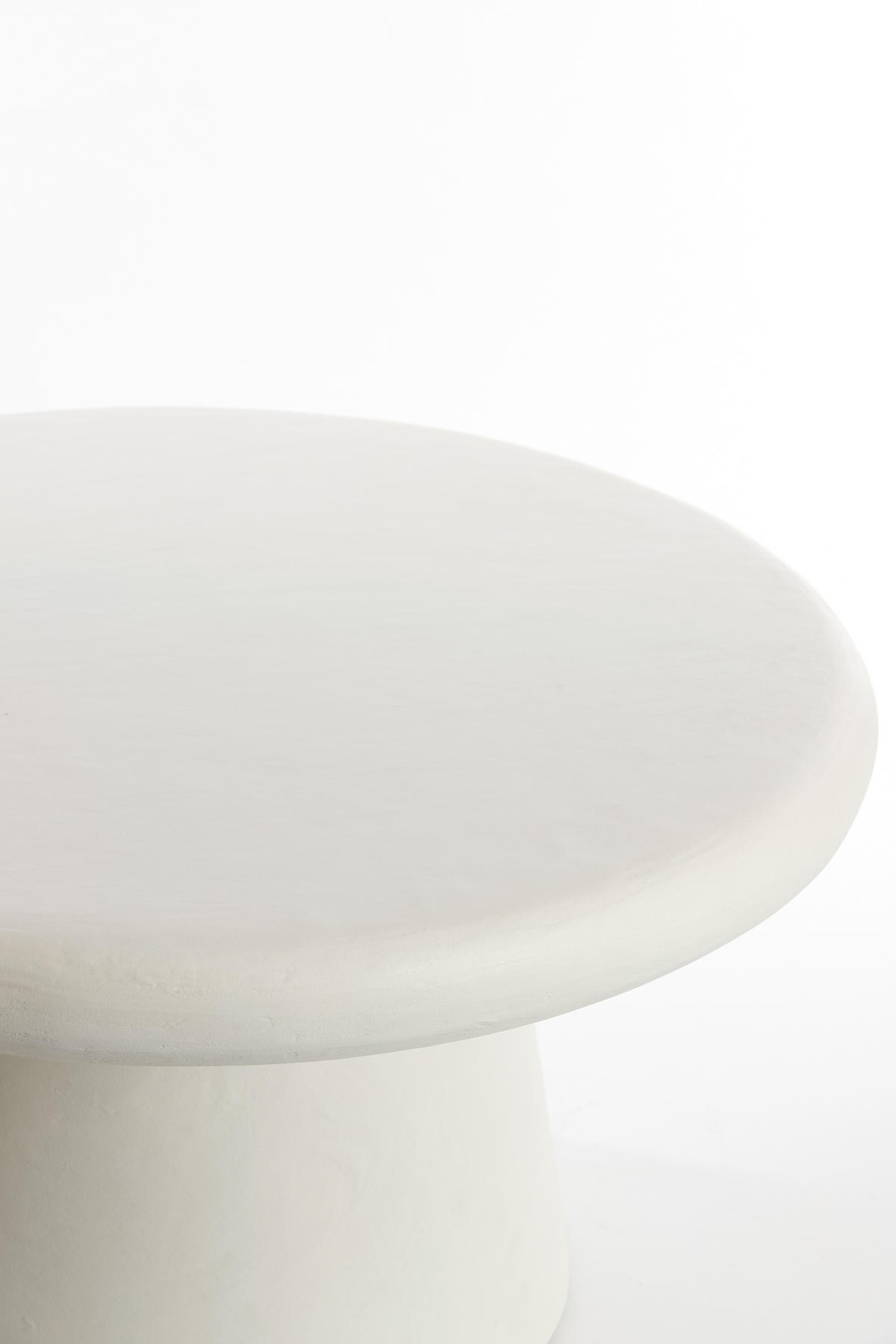 COUCHTISCH Kulona Weiß Ø70/38 cm - Weiß, Holz (70/70/38cm) - Light & Living