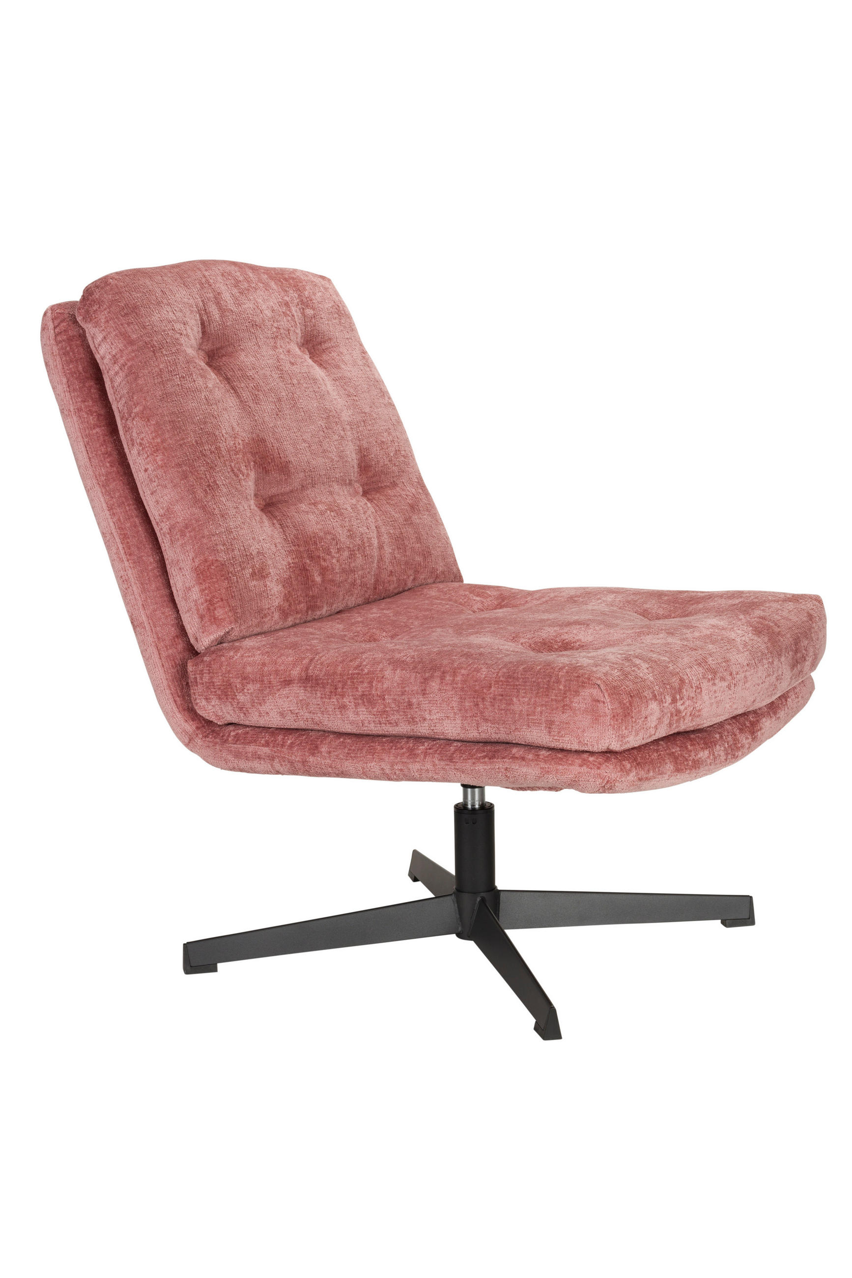 SESSEL Kai - Rosa - 75.5/72/69.5 cm - Pink, Textil (72/69.5/75.5cm)