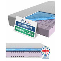 GELMATRATZE 80/200 cm H2 - 23cm Höhe & Tencel Bezug - Weiß, Textil (80/200cm) - AM Qualitätsmatratzen