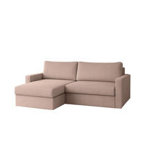 ECKSOFA Bendik In Poso - Aubergine, Holzwerkstoff/Textil (224/140cm) - Fun Möbel