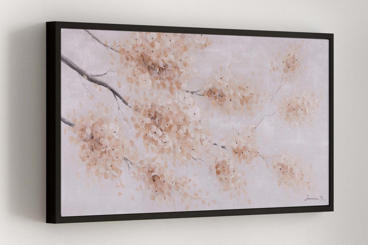 ACRYLBILD HANDGEMALT 120/60 cm - Pink, Holz/Textil (120/60cm) - KUNSTLOFT
