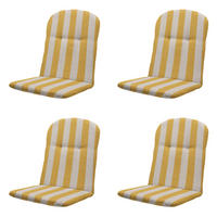 GARTENSTUHLKISSEN Amora - Gelb - 96/45/3,5 cm - 4er-Set - Gelb, Textil (45/3/96cm) - Madison