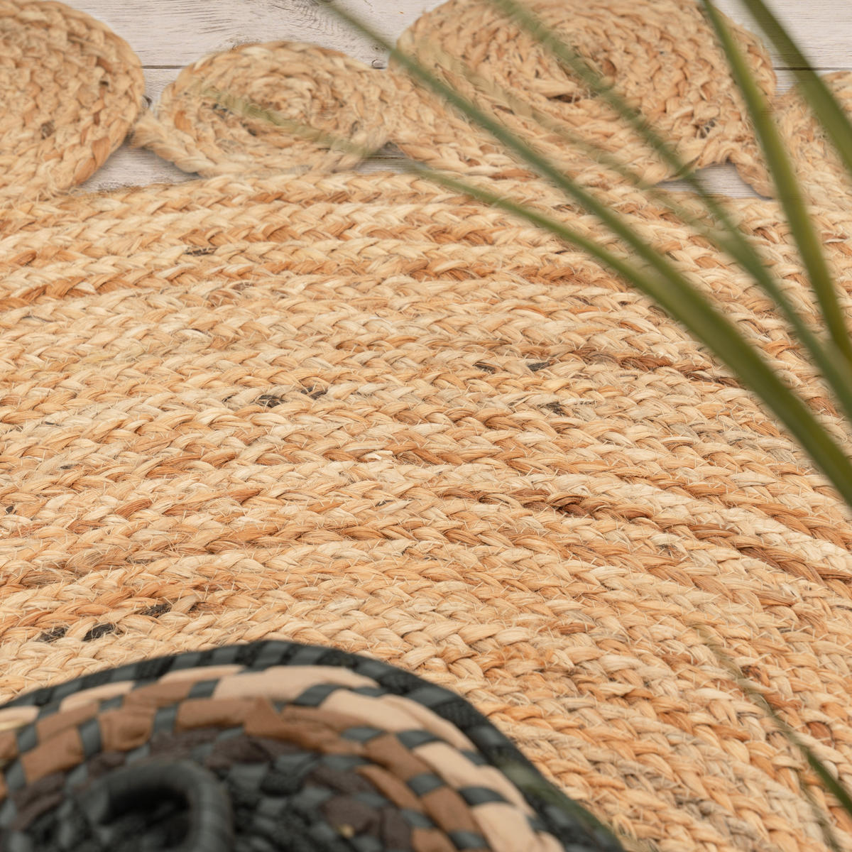 HOCHFLORTEPPICH 200/200 cm Viborg 592 - Naturfarben, Textil (200/200cm) - Paco Home