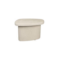 BEISTELLTISCH Veda Niedrig Recycelt Beige - Beige, Stein (56/41/35cm) - Dutchbone