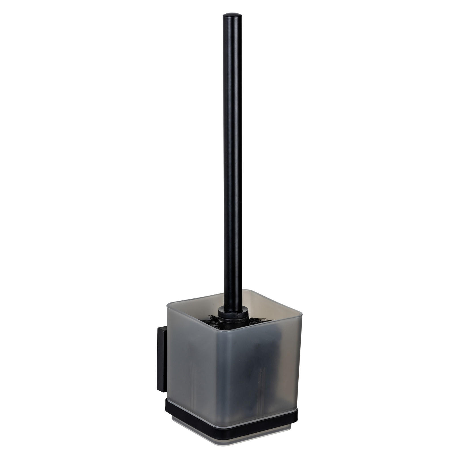 Wenko Wc-Bürstenbehälter Schwarz 12.5x37x9.5 cm