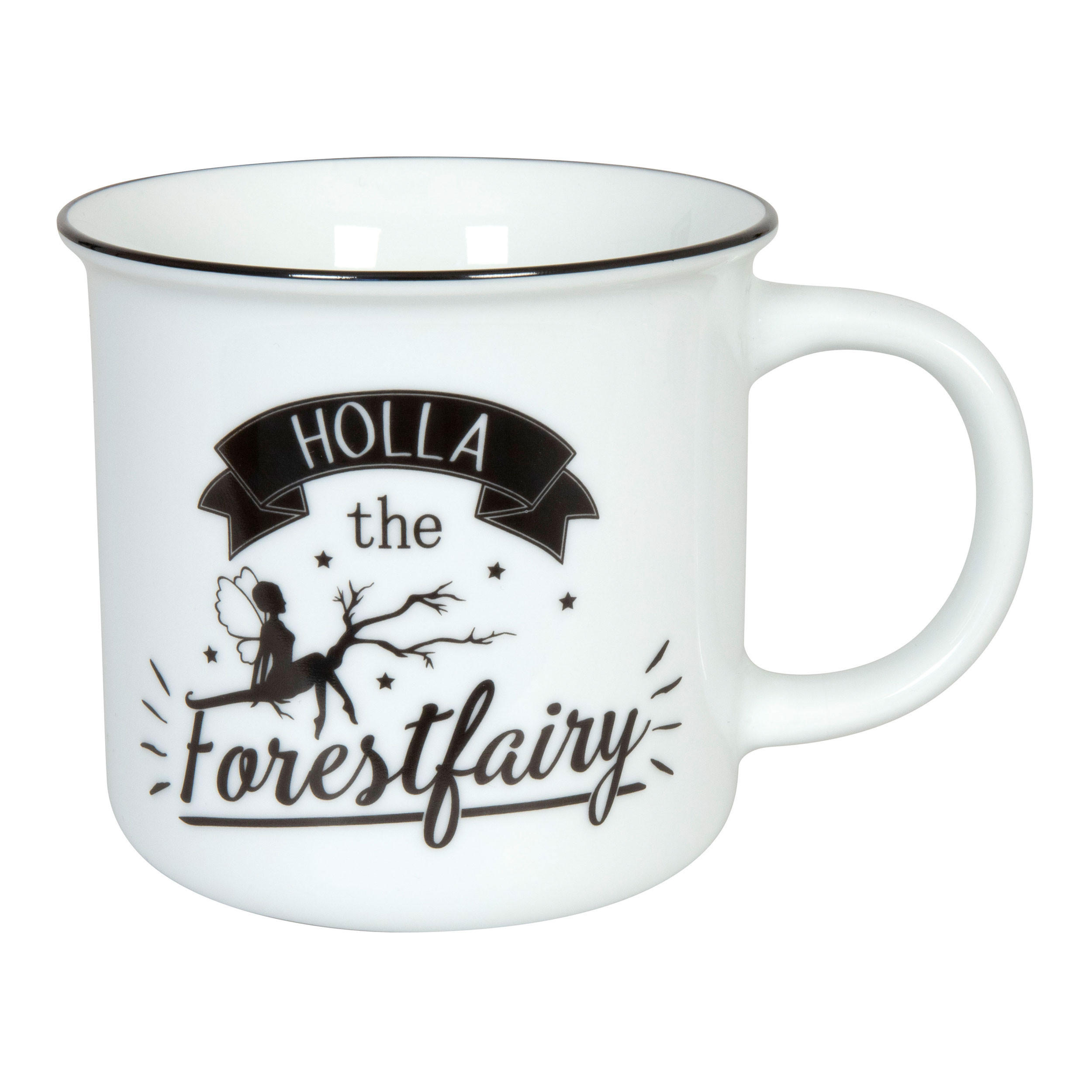 KAFFEEBECHER DEnglish forestfairy - Naturfarben, Keramik (0.38L) - Könitz