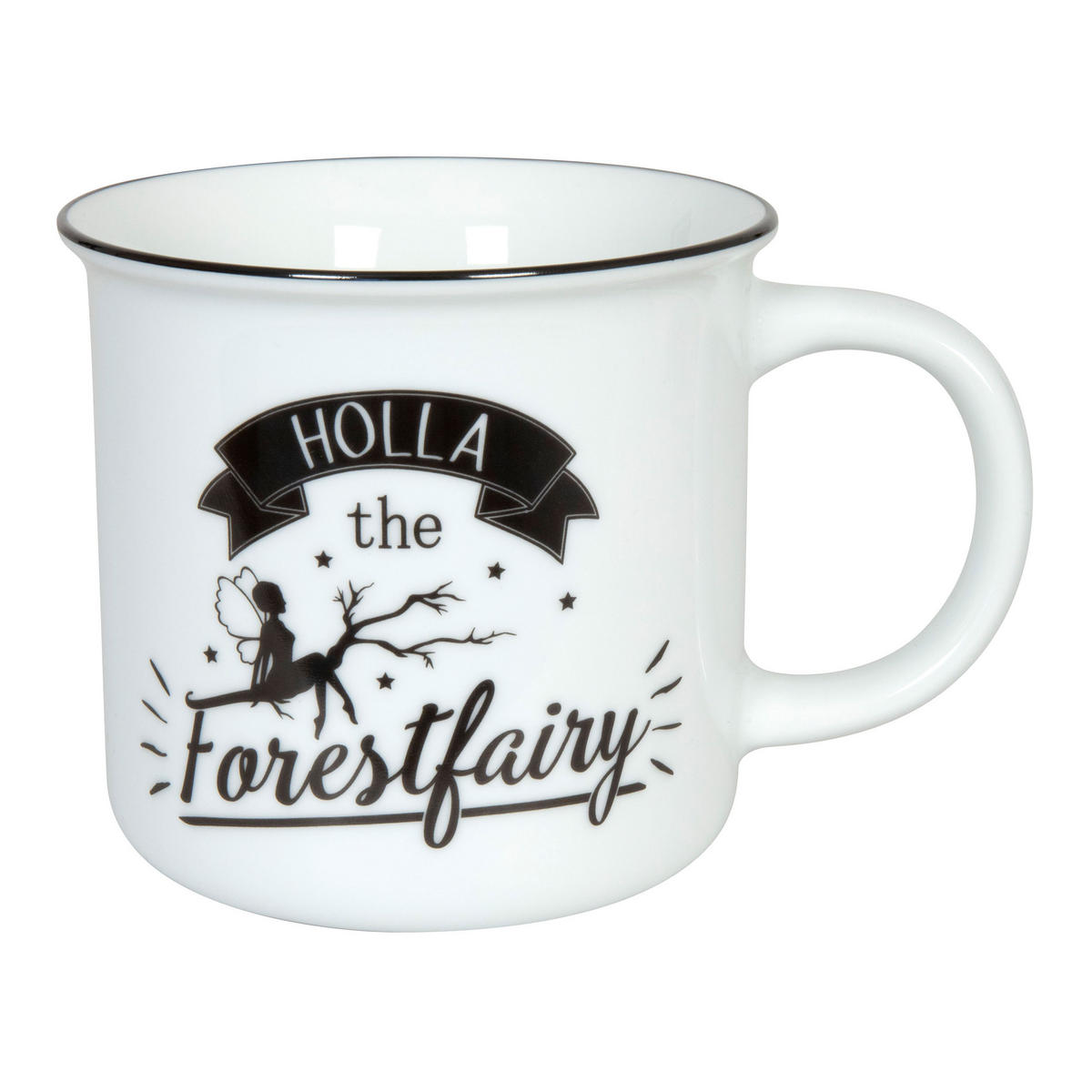 KAFFEEBECHER DEnglish forestfairy - Naturfarben, Keramik (0.38L) - Könitz