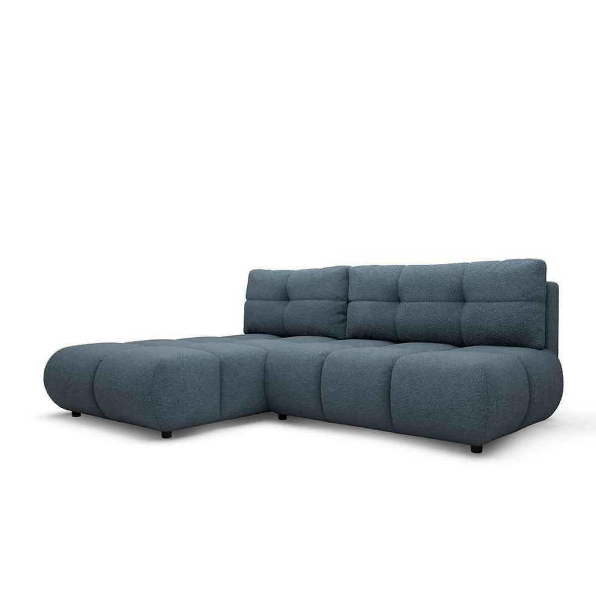 ECKSOFA Milorya Schwarz - Schwarz, Textil (230/90/170cm) - Pillovely