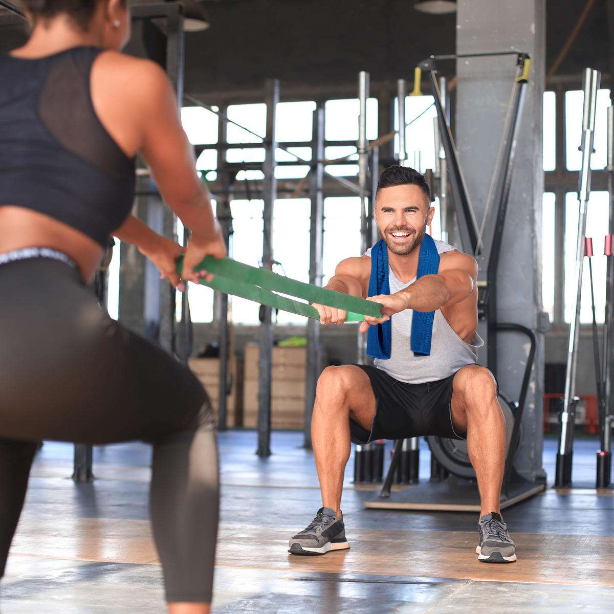 2XKÜHLHANDTUCH - Grau, Kunststoff/Textil (90/30cm) - Relaxdays