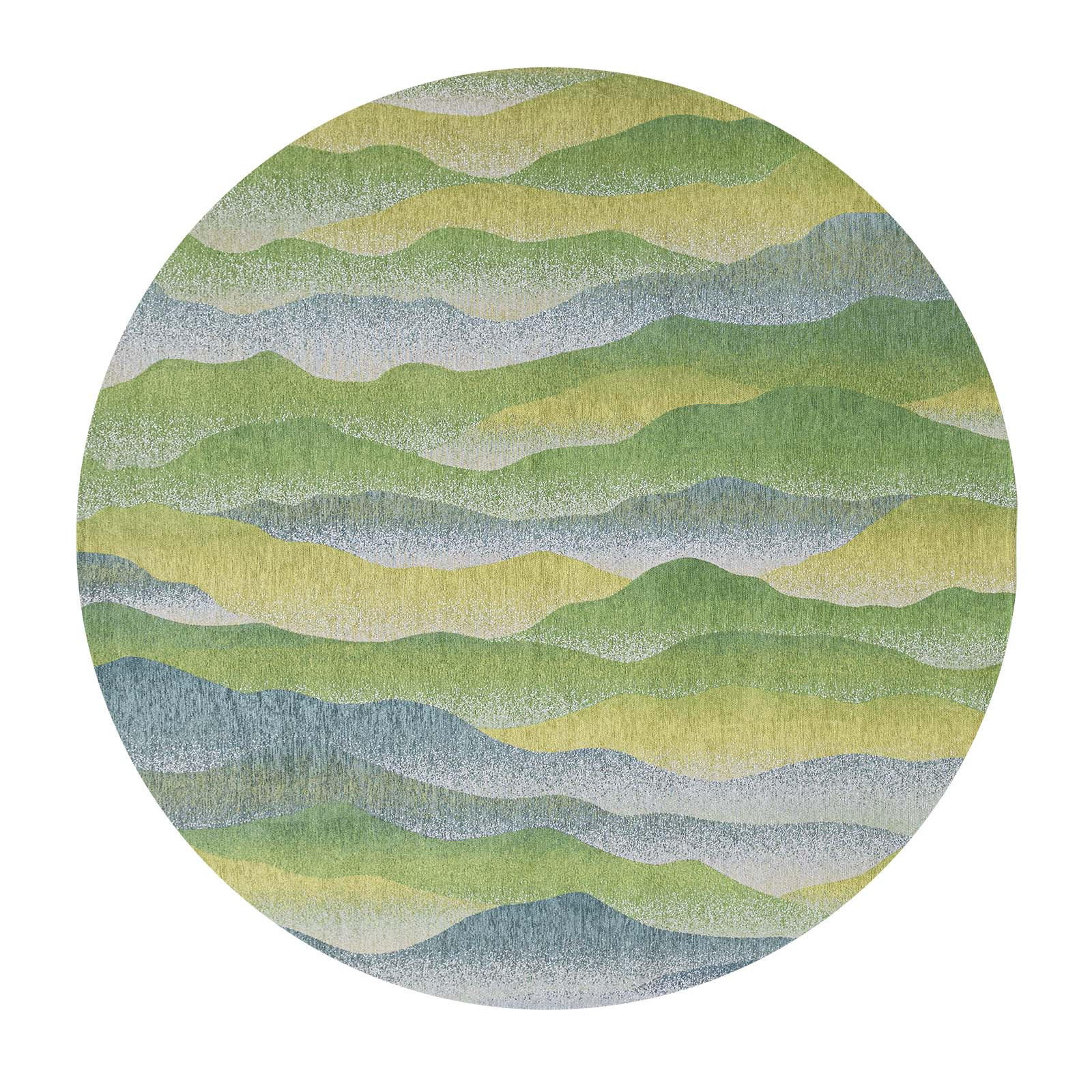 TEPPICH In-/Outdoor Flachgewebe SKITTER Grün 240 x 240 cm - Grün, Textil (240/240cm) - Novatrend