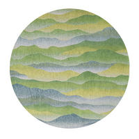 TEPPICH In-/Outdoor Flachgewebe SKITTER Grün 240 x 240 cm - Grün, Textil (240/240cm) - Novatrend