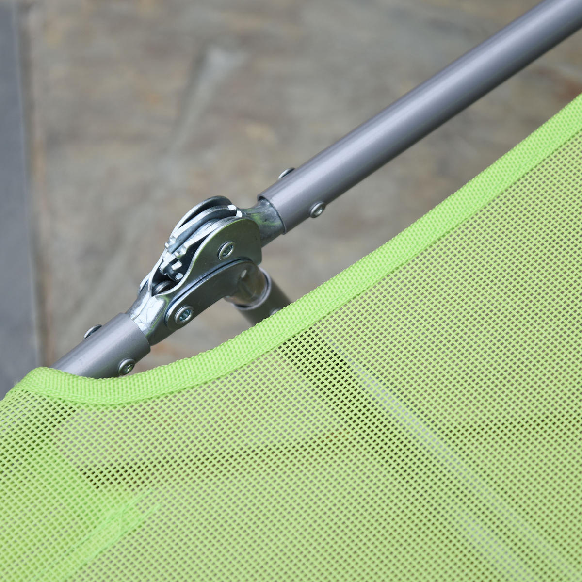 SONNENLIEGE Liegen Gartenliege Stuhl Relaxliege Bäderliege Zweibeine 4 Farbe - Grün, Kunststoff/Metall (56/28/182cm) - Outsunny