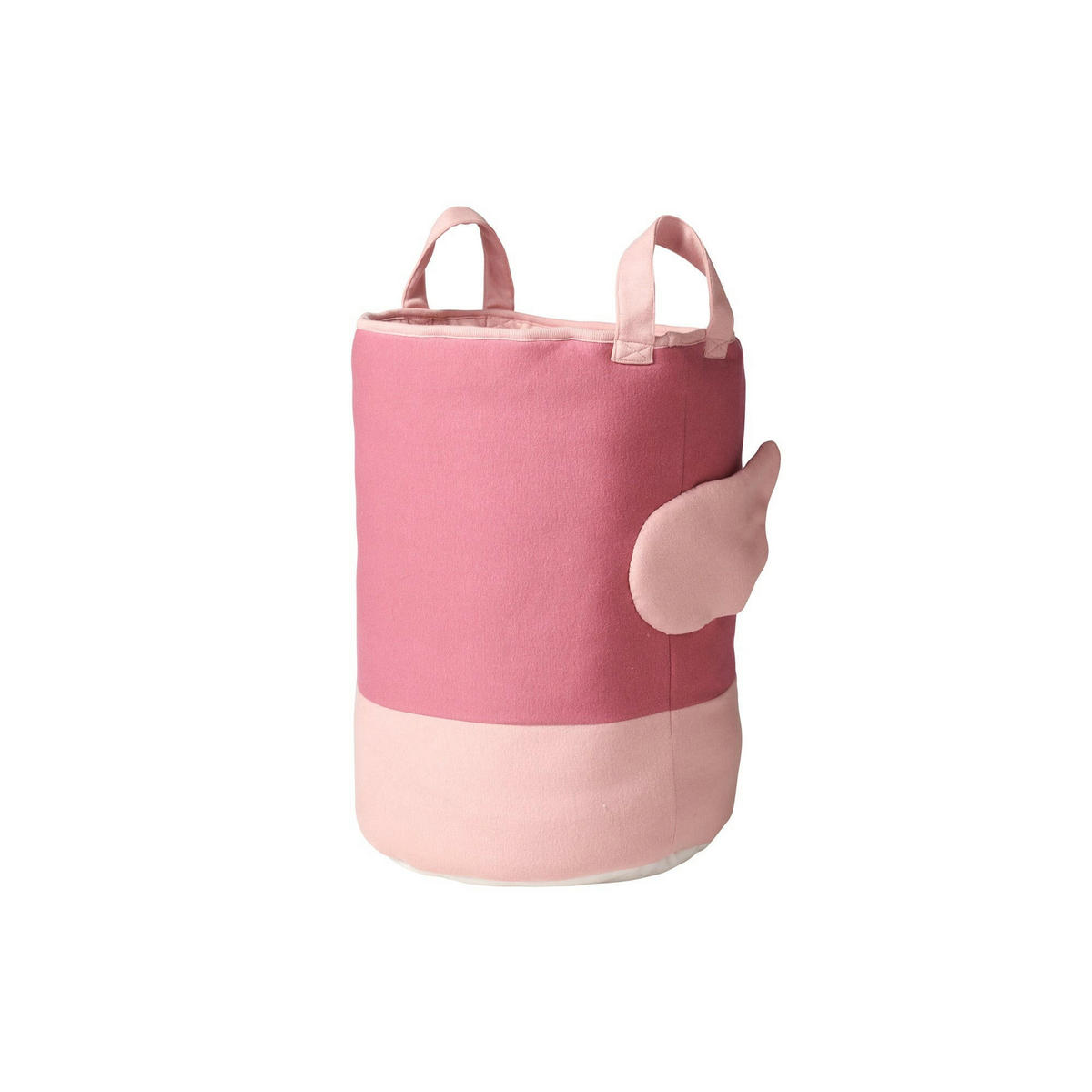 SPIELZEUGKORB Schwan 45 cm - Rosa, Textil (30/30cm) - nordic coast company
