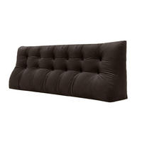 RÜCKENKISSEN Körperkontur Samtlook Braun 180 cm - Braun, Textil (55/180cm) - Vercart