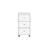 ROLLCONTAINER Jaguar 59,7x32,6x39 cm 3 Schubladen Weiß - Weiß, Holz (32.6/59.7/39cm) - PROREGAL