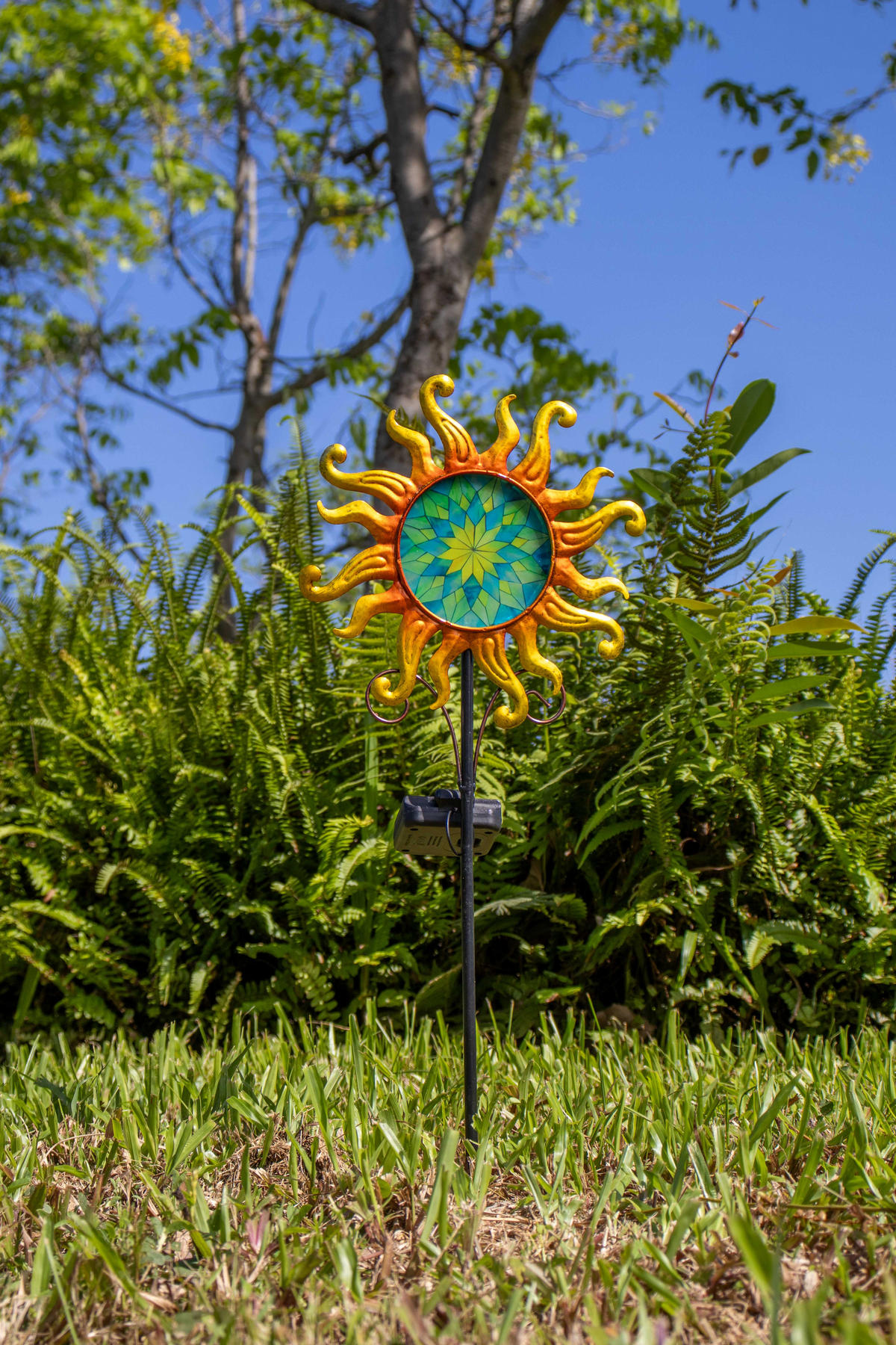 LED-SOLAR-GARTENSTECKER - mit Dämmerungssensor und Solarpanel für stilvolle Außenbeleuchtung, 1er-Set - Weiß, Kunststoff (3/23/90cm) - Northpoint
