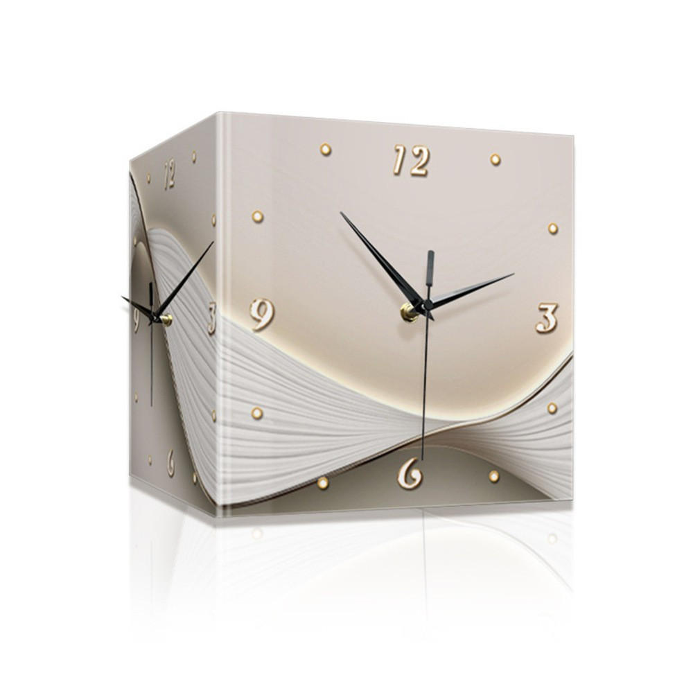 WANDUHR, Acrylmaterial, 30 x 30 x 30 cm, EU-Stecker,Design - Weiß, Kunststoff (30/30/30cm) - Weltevree