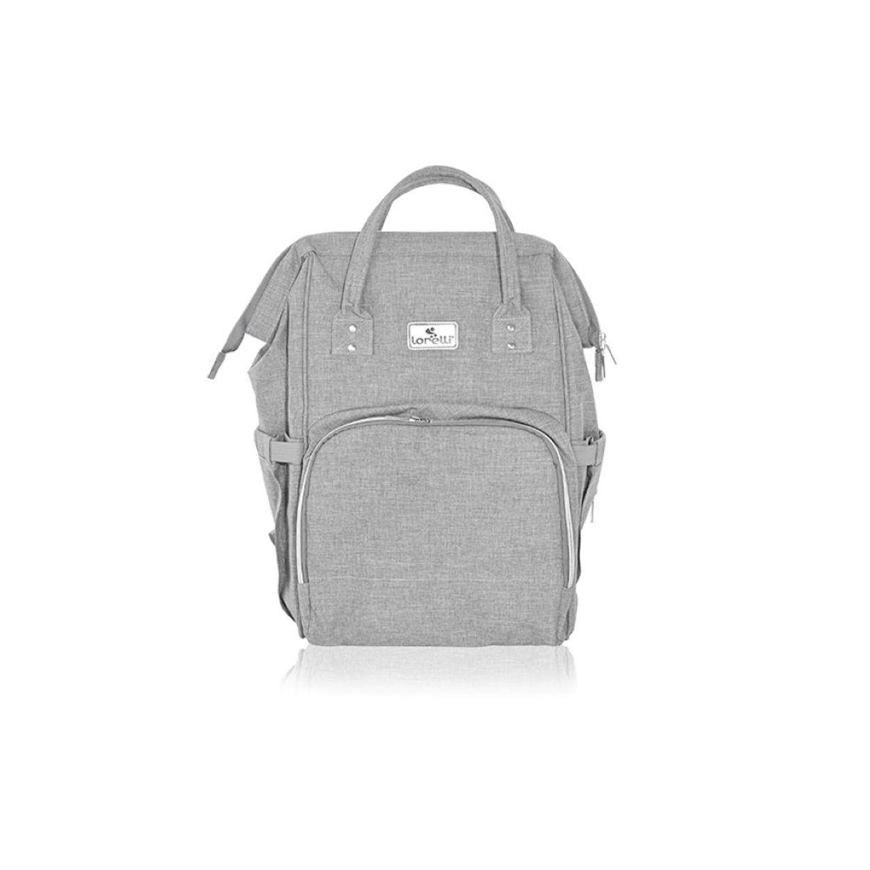 WICKELTASCHE 10040260 grau Rucksackfunktion, Wickelunterlage, Reißverschluss, Kinderwagen - Grau, Textil (19/41/32cm) - Lorelli